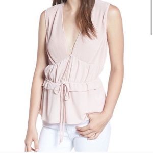 NWT Chelsea28 Feminine Pleated Top